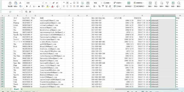 越南贷款金融平台vietloan总共104万条