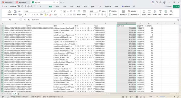 俄罗斯电信运营商Tele2总共700万已经去重复