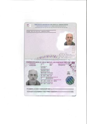 英国护照500套