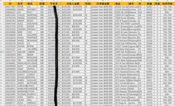 最新：美国富豪高收入上层人13w