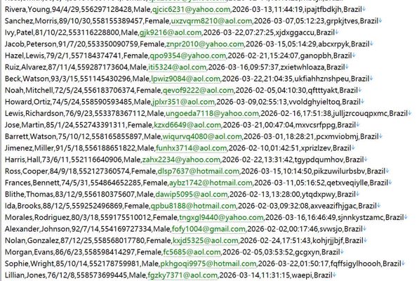 巴西医保线上服务平台531w用户数据资料 httpsmeususdigital.saude.gov.br \