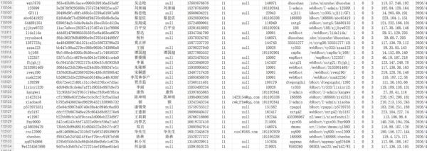 26年彩票数据 一共115134条 内容齐全 账号/密码/姓名/电话/IP/时间/QQ号/微信号