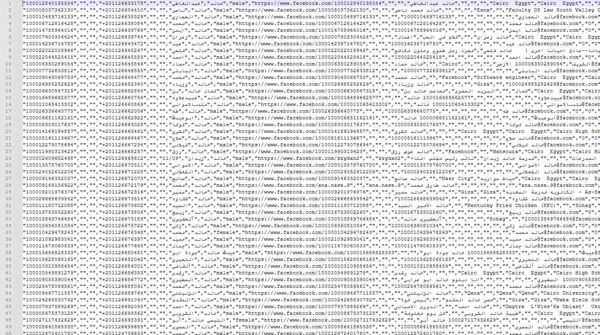 【网盘自动发货】⚡️埃及Facebook用户数据4518W⚡️下单自助提取下载链接