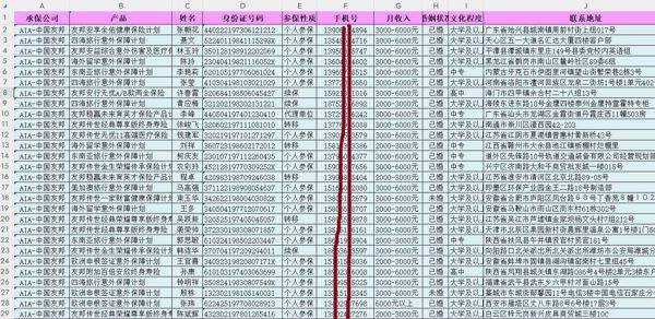 友邦保险理财人寿保险30万条，保险寿险客户，保险富人