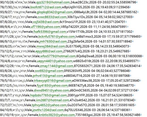 以色列 奢侈品422w用户数据资料httpswww.farfetch.comil