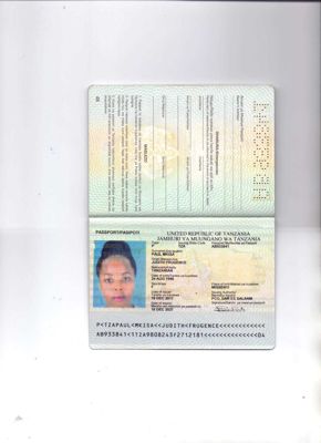 坦桑尼亚护照13个