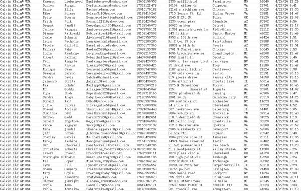 一手独家数据，禁止倒卖！！支持持续更新！！新资源，购买后尽快使用



CK全称是Calvin Klein，是一个全球知名的时尚生活方式品牌。