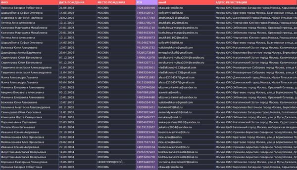 俄罗斯莫斯科IT部门数据200万
