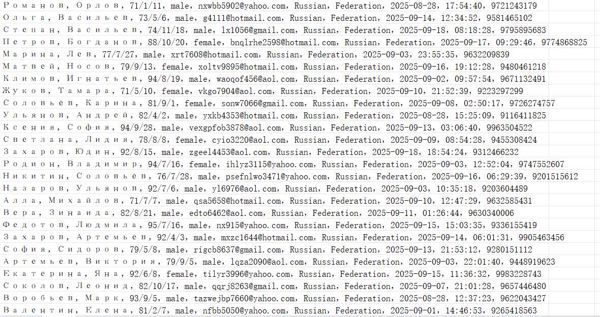 俄罗斯realty.yandex.ru房产聚合网（客户信息）610w