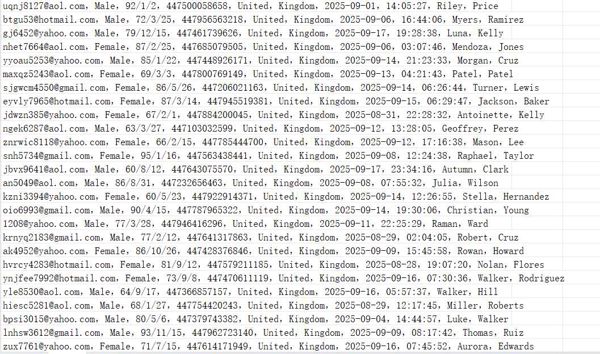 英国个人租房合租网（客户个人信息）720w用户数据资料spareroom.co.uk
