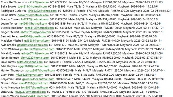 马来西亚 klproperty.com.my 吉隆坡房产网（客户信息）818w