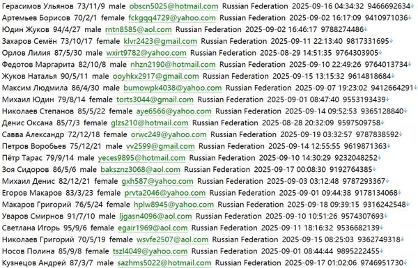房产庄园业主管家844w俄罗斯用户数据信息