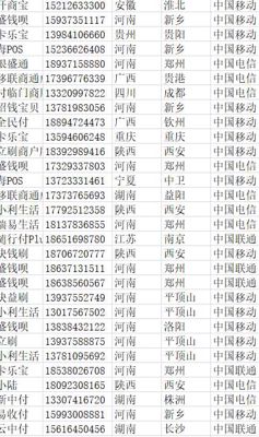 十万数据 P O S 机数据，全国