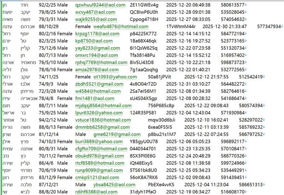 以色列gov.il高薪职业高收入人群数据资料684W