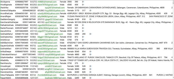 菲律宾（www.metrobank.com.ph）首都银行储户名单542W
