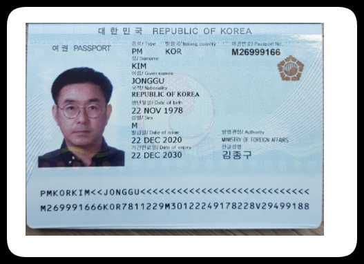 韩国护照手持91套