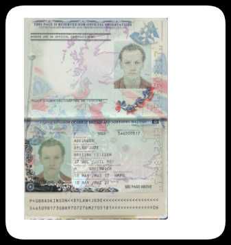 英国护照单面全131