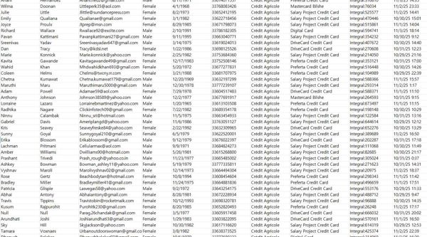 数据来源：法国农业信贷银行（Crédit Agricole） 出库时间：11月4日 筛选条件：信用卡客户


本链接数据更新78万条（与往期已去重）。独家渗透资源，一手发布，持续更新
