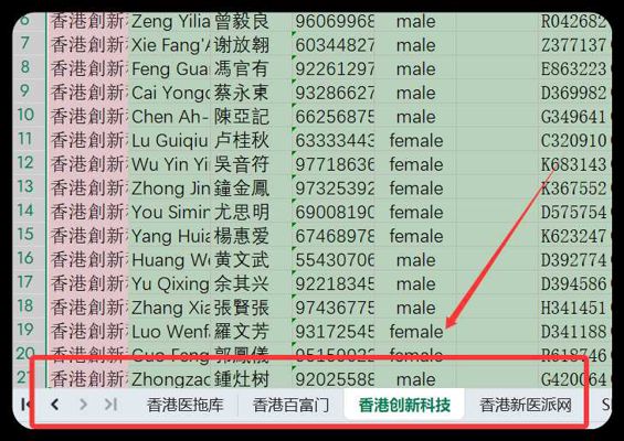 香港总目录25种行业有400+条