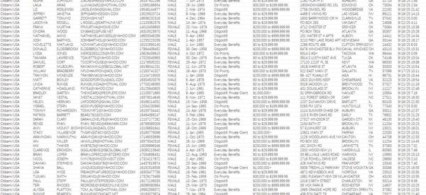 9月24日出库，花旗银行最新高净值客户数据，总数量73万，筛选40-70岁年龄段客户。一手数据，需要速度！！