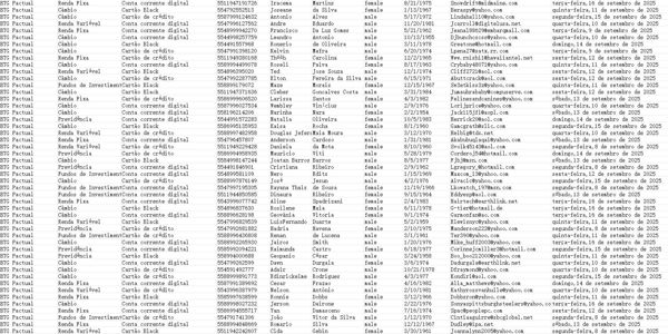 本次更新类型：银行数字支票客户、信用卡客户、资产投资管理客户   总数85万条，本站首次渗透，一手数据独家发布！！