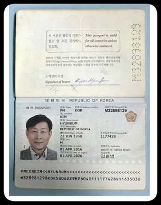韩国护照61套