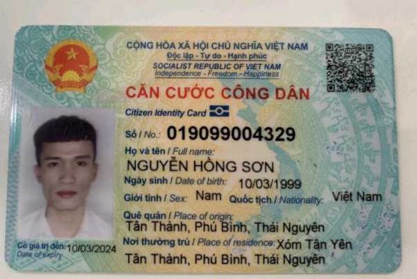 越南身份证正反50套