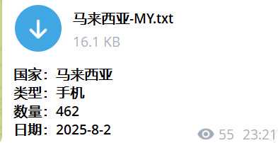 马来西亚手机数据460+    2025.08
