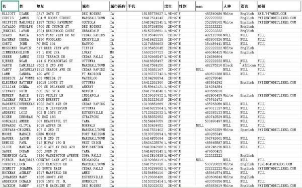 美国公民房主带ssn社会保障号-45万-已去重