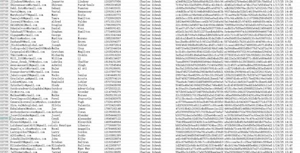 美国嘉信理财股票交易客户，总量100万，此链接是第3份（本站持续更新中，有需要请关注）


一手独家数据，倒卖必究！！


数据易复制，购买后不退换，有疑问可以先留言