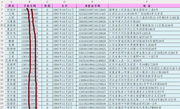 奢侈品高消费女性带身份证28万条，女性宝妈女粉