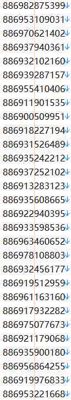 台湾电话带LINE-80万