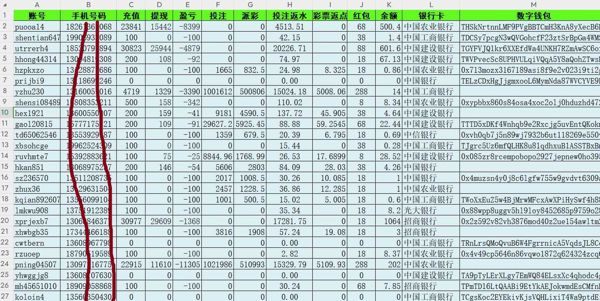 彩票充值客户29万条，彩票大额活跃充值，彩票博彩竞彩六合彩精准充值